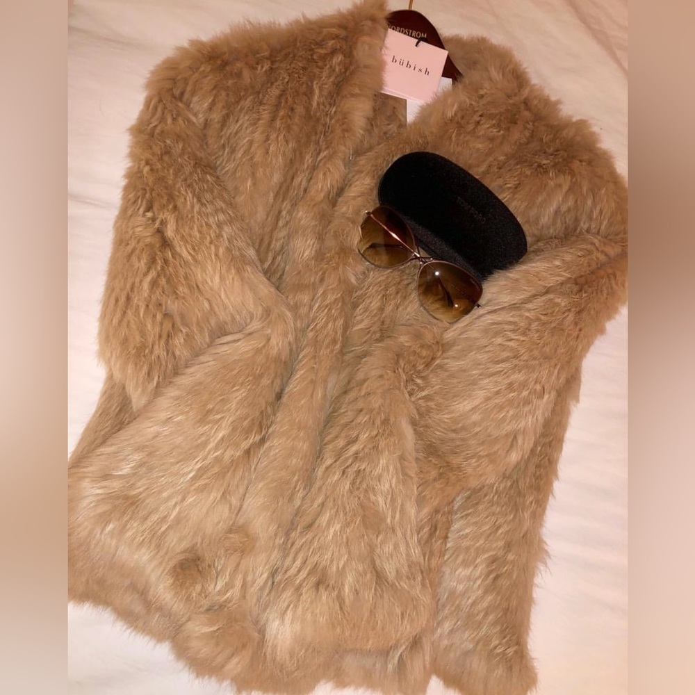 BUBISH LUXE | Rabbit Fur Jacket - Picture 2 of 10